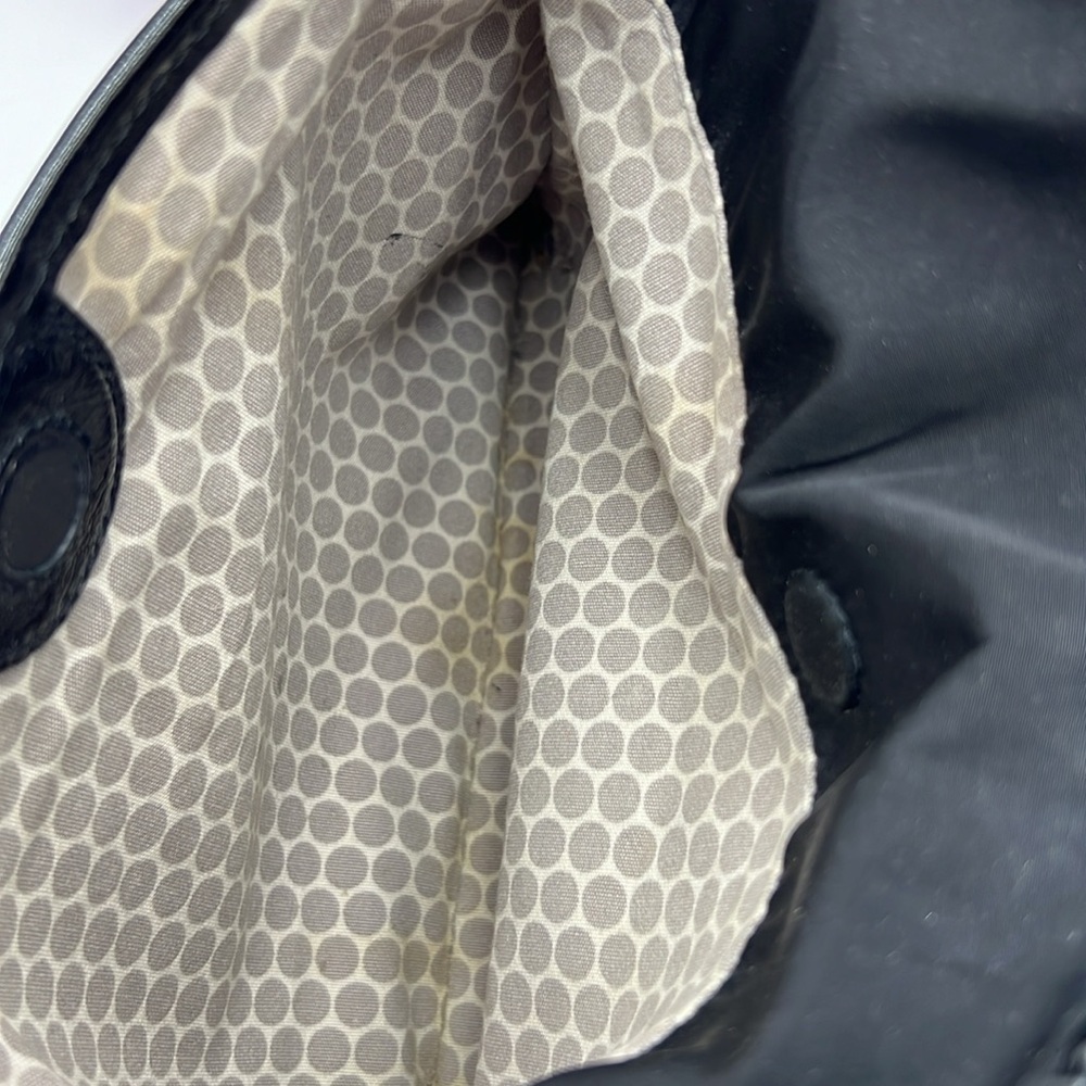 BRIGHTON WOMEN’S BLACK NYLON CROSSBODY PURSE - Picture 11 of 15
